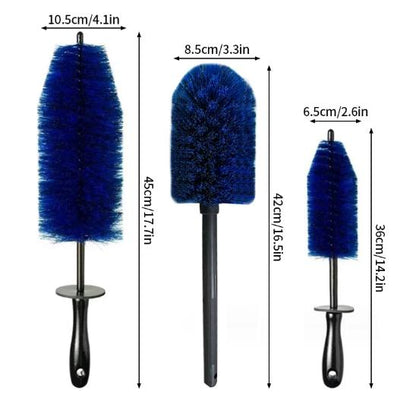 Wheel Brush Set - 3-Piece